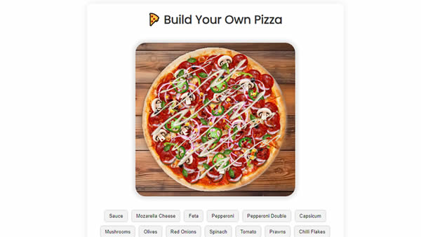 Your Own Pizza Builder